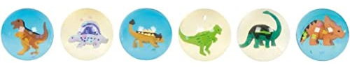 Ameisenkeks® Flummys con dinosauro 3D, 6 pezzi