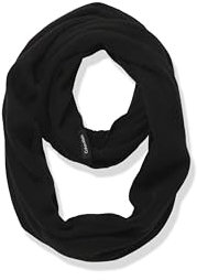 Calvin Klein Damen Super Soft Cold Weather Durable Infinity Loop Scarf Modischer Schal, Schwarz, Einheitsgröße