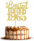 1 Stück Limited Edition 1965 Tortendeko Glitzer 60th Glitzer Kuchen Deko Prost auf 60 Jahre 60 & Fabelhaft Cake Topper für Männer und Frauen Geburtstag Party Kuchen Dekoration Gold