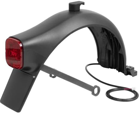 XBERSTAR Elektroroller Heckschutz-Set für Segway Ninebot F2 Elektroroller Kotflügelhalterung mit Rücklicht