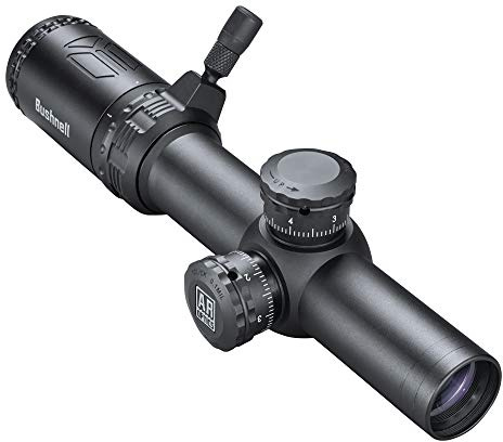 Bushnell AR Optics 1-4x24mm Riflescope - FFP Drop Zone-223 BCD Reticle, Waterproof & Fogproof with Fully Multi-Coated Lenses