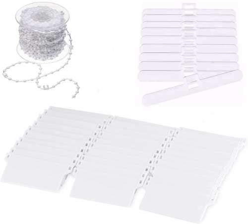 Vertical Blind 89mm Vertical Blind Bottom Weights Top Hangers and Bottom Chain Repair KIT (12)