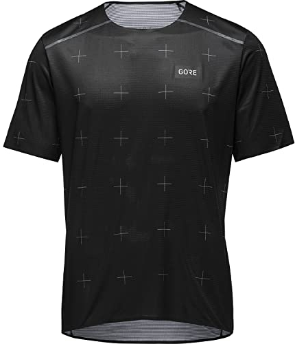 GORE WEAR Herren Kurzarm-Laufshirt Contest Daily, M, Schwarz