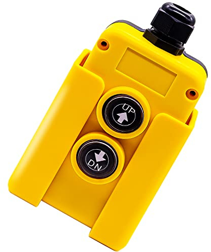 mxuteuk Dump Trailer Remote Control Switch 12V DC Trailer Up and Down Push Button Control Switch for Lift Gate Truck Tipper Trailer G018