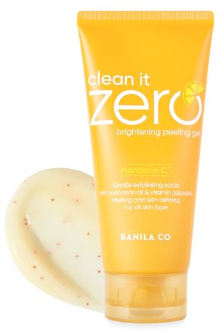 BANILA CO Clean it Zero Aufhellendes Peeling-Gel | Sanftes Peeling mit Mandarinenextrakt, koreanische Hautpflege für glatte und strahlende Haut (120 ml)