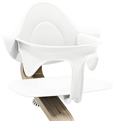 Stokke Nomi Baby Set, White - Provides Side & Back Support While Baby Learns to Sit - Compatible with All Nomi Chairs