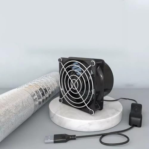 ZYWUOY USB Solder Fume Extractor Fan With 3 Duct Sizes, Efficient Ventilation(Fan plus 1m pipe)