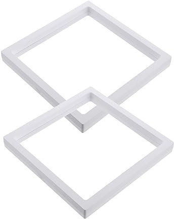 Holibanna 2pezzi Scatola Packaging Gioielli Effetto Galleggiante Trasparente Espositore Portagioie Display Valori Medaglie Monete Elegante