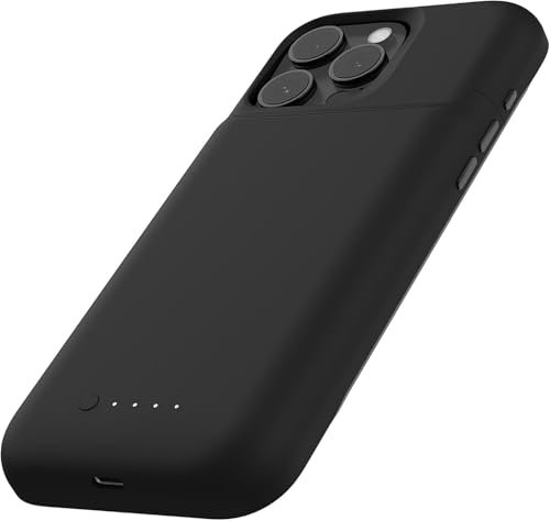 ZAGG mophie Juice Pack Power Bank für iPhone 16 Pro Max, 3.600mAh Hülle mit Akku, mit +50% Extra Batterie Laufzeit, 1,80 m Fallschutz, Schlankes Design, LED Betriebsanzeige, USB-C Buchse, (Schwarz)