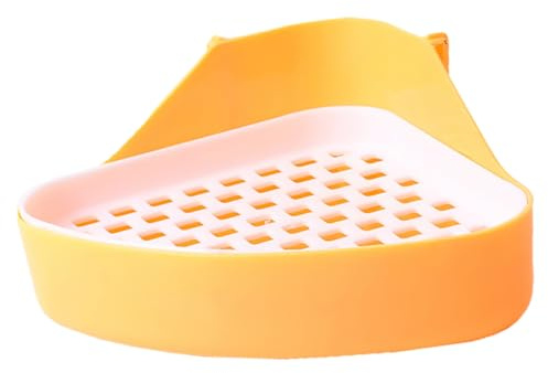 BELLIFFY Vassoio per Toilette per Conigli Piccoli Animali Domestici Durevole E Comodo per Addestramento al Vasino Design A Parete per Mantiene Pulito