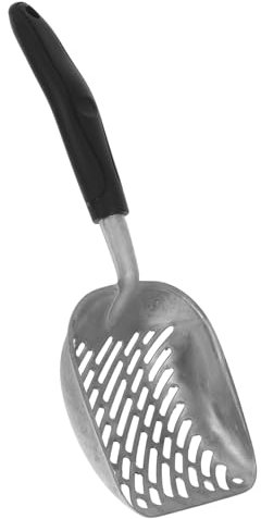 FONDOTIN Katzenstreuschaufel Aus Ergonomischer Griff Große Für Schnelle Reinigung Langlebig Für Katzentoiletten Für Mühelose Pflege Von Katzenstreu