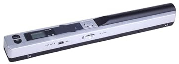 Dokumentskannrar, Portable New Creative Handheld Mobile Portable Document Scanner, 900DPI Type-c LCD-skärm Stöd for JPG/PDF-formatval(Sliver)