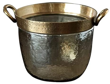 DANNMPX Secchiello Ghiaccio Contenitore per Cubetti di Ghiaccio Secchiello per Champagne Moderno Luce per Il Lusso Decorazione Ornamenti Semplici Raffreddatore