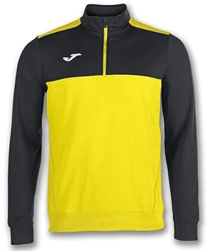 Joma Winner Sudadera, Hombre, Amarillo-Negro, XL