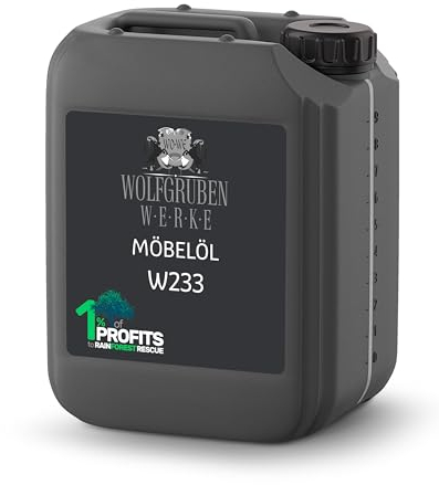 Huile Bois naturelle pour Meubles W233 Entretien et Protection - Parquet Escaliers - Finition Incolore - 10L