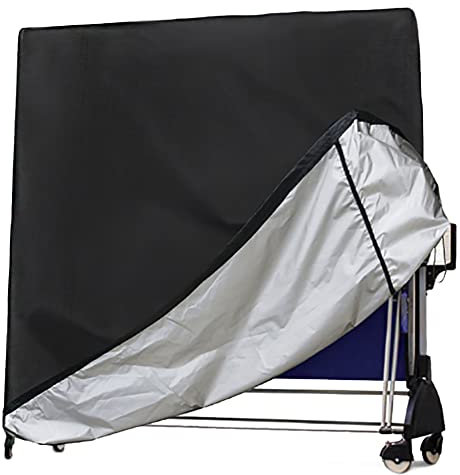 Gicov Table Tennis Cover Outdoor Waterproof Heavy Duty Indoor Ping Pong Table Cover All Weather Protection for Folding Table Tennis Table Extra Large Patio Furniture Accessories