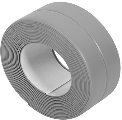 Cinta Selladora Autoadhesiva, Tira Autoadhesiva Sellado Calafateo Impermeable Rollo Baño Junta Borde Fregadero Cocina Coche Bañera Puerta Ventana WC Adhesiva Flexible Inodoro Esquina Pared Reparación