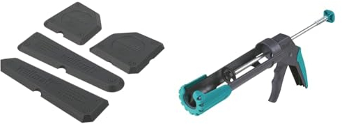 wolfcraft Projekt-Set „Silikonfugen ziehen“ - 8627000 - Ermöglicht das Einbringen und Abziehen von neuen Silikonfugen