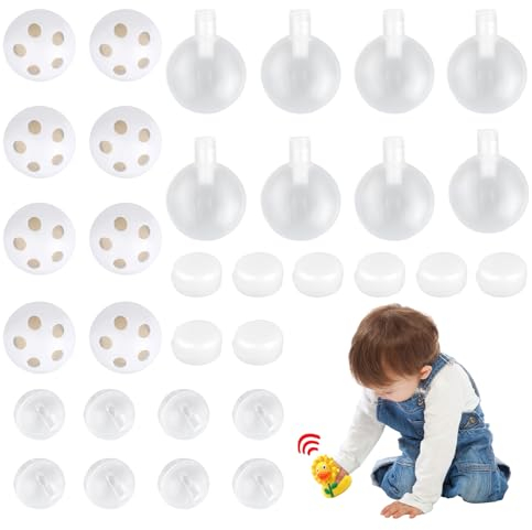 RISF 32 Stück Rasseldosen Rasselbällen und Kuscheltiere Quietscher zum Einnähen Set, Niedlich Squealer Spielzeug, Knisterfolie zum Einnähen, Knisterfolie für Hund Haustier Baby Spielzeug Noise Maker