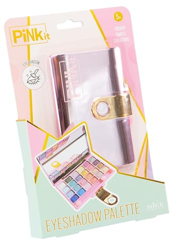 PINKIT Eyeshadow Palette, 1 Astuccio con Ombretti e Applicatori