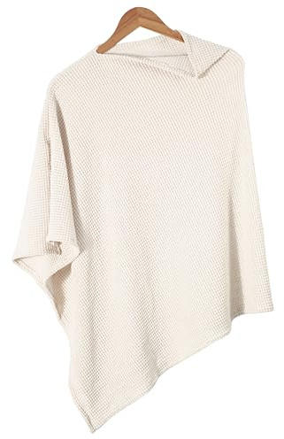 BEWDIO Beige Nursing Cover for Breastfeeding, Soft Breathable Privacy Feeding Shawl, Portable Breast Feeding Covers for Women