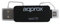 Approx APPC33 - Adaptador para Tarjeta SD/Micro SD/MMC con USB y Micro USB, Color Negro