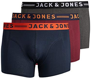 JACK & JONES Male Trunks Plus Size 3er-Pack Trunks