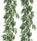 RECUTMS Artificial Willow Leaves Vine Twigs 2Pcs 5.7Ft Fake Hanging Ivy Plants Silk Green Leaf Rattan Garland Greenery Decor for Indoor Outdoor Home Wedding Arch Jungle Beach Birthday Party Garden