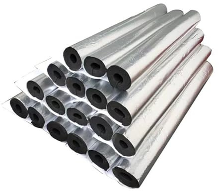 Tubo Aislante De Espuma, Fundas Tubo De Aislamiento Térmico para Tuberías Exteriores, Aire Acondicionado, Energía Solar, Anticongelante, Retardante De Llama(20mmX10mmX0.9m)