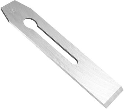 Asixxsix Palette/aile de Raboteuse HSS, Raboteuse/aile Manuelle Durable pour Charpentier, Argent Blanc 44mm, Idéal pour le Travail du Bois, Accessoire (Lame de rabot 51mm)