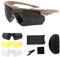 FOCUHUNTER Sports Glasses Safety Glasses Anti Fog Goggles, Eyewear, Driving Glasses Anti-UV400 Sunglasses Goggles Men & Women for Cycling, Hiking, Running, Reading, and Shooting (Khaki Frame)