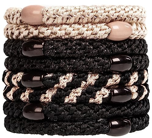 8 gomas elásticas para el pelo para niñas, paquete de 8 bandas elásticas multicolores, estilo 20