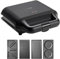 Concept SV3055 Sandwich Maker 4in1 700 W Schwarz Modern Antihaftbeschichtung