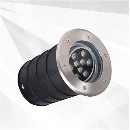 ZLRBN Lámpara Empotrable en El Suelo, Luces Subterráneas Impermeables al Aire Libre, Iluminación de Paisaje Camino Jardín de Tierra de 12V (White light,18W)
