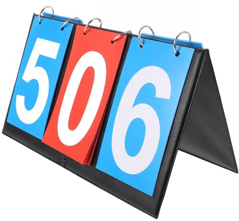 Gogogmee Tableau de Score Portable Multifonction Chiffres et Clair pour Tennis de Table Badminton Basketball