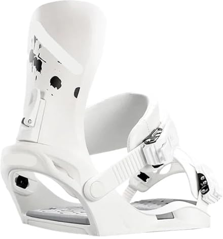 Clips métalliques pour Snowboard, Fixations de Snowboard All Mountain réglables for Adulte Blanc Taille L
