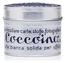Colla Coccoina Pasta Adesiva Bianca Barattolo Alluminio 125g Fragranza Mandorla
