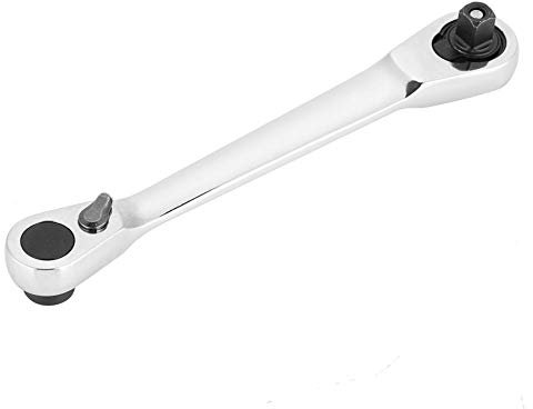 Keenso 1/4 Zoll Mini Ratsche 72 Zähne Antrieb Ratsche Werkzeug Sechskantschlüssel Sechskantgriff Schnellverschluss(130mm)