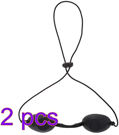 Schutzbrille Augenklappe Schutzbrille Patienten UV Infrarot Rot Blau Licht Therapie Harte Wellenlänge 2Pcs (Schwarz)