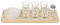 MIJOMA Tequila-Servierset 9-teilig – Holzbrett mit 6 Shotgläsern, Salzstreuer & Zitronenschale – Geschenkset für Tequila-Liebhaber, Bar & Party-Zubehör