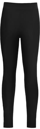 HULIJA Kinder Mädchen Leggings Lang Hose Elastischem Bund Sportleggings Balletthose Unterleggings Yoga Pilate Fitness Schwarz 146-152