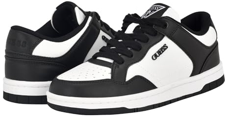 Guess Rubinn, Zapatillas Mujer, Negro Blanco 001, 39 EU