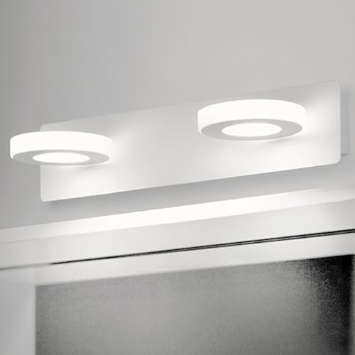 Frcnoco LED-Spiegelleuchte: Spiegellampe, Lampe Spiegel Bad, 6W Badleuchte Kaltweiß 6000k, Badezimmerschrankleuchte, Badezimmer Spiegel Beleuchtung Lampe, spiegelleuchte mit schalter