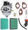 Kit carburatore 16100-Z9L-811 adatto per modelli Honda GCV170LA HRN216 HRX217 HRX217K6 con guarnizioni e kit filtro aria