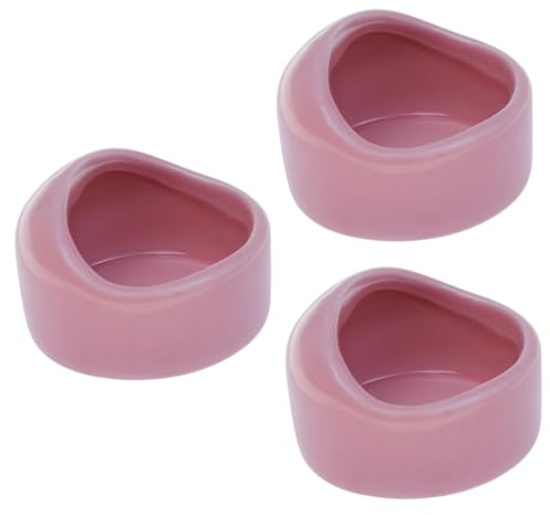 Yardwe 3stücke Hamster Futternapf Keramik Kieferfeste Futter Und Trinkschale Für Kleine Haustiere Für Hamster Rennmäuse Und Andere Nager