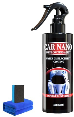 Spray Nurafix Nano for coche, kit de eliminación de arañazos 2025 for pulir el coche, removedor de arañazos con corte en T for vehículos, spray de revestimiento cerámico for coche, spray de reparación