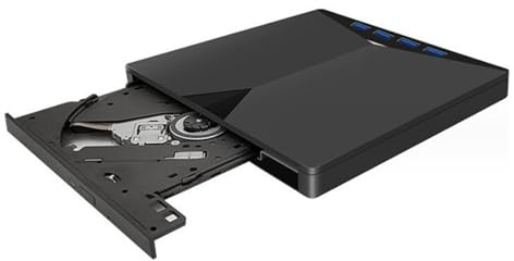 Unidad Óptica Móvil Multifunción TF/CD/USB Interfaz Multiusos Transferencia De Datos De Alta Velocidad Grabadora De DVD(BLU-Ray)