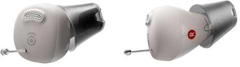Cearvol Nano Amplificatore del Suono per Anziani, Custodia di Ricarica con Controllo, 3 Modalità, 3 Programmi Sonori, Senza Bluetooth/App,Galassia