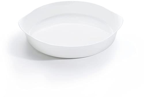 Luminarc Smart Cuisine Carine Pirofila Tonda, Vetro Opale, Bianco, cm 28.