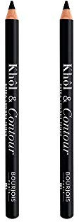2 x Bourjois Paris Khol and Contour Eyeliner Extra-Long Wear - 001 Noir-issime